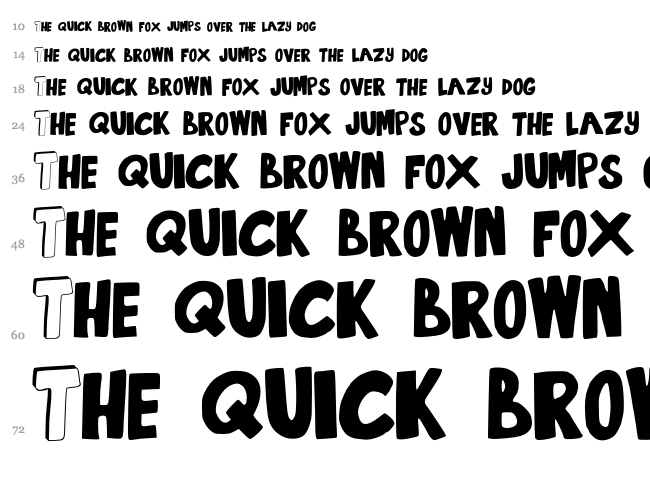 Summertime Lovin font waterfall